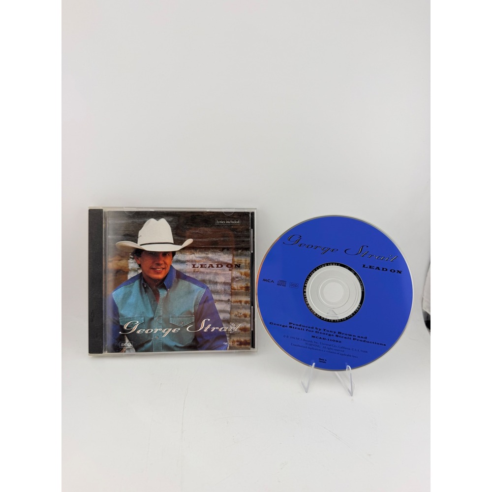 George Strait Lead On CD 1994 MCA Records MCAD-11092 Country Music Album